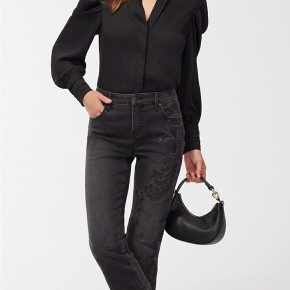 Chicos SZ 0 sparkle, long sleeve Top - Picture 4 of 10